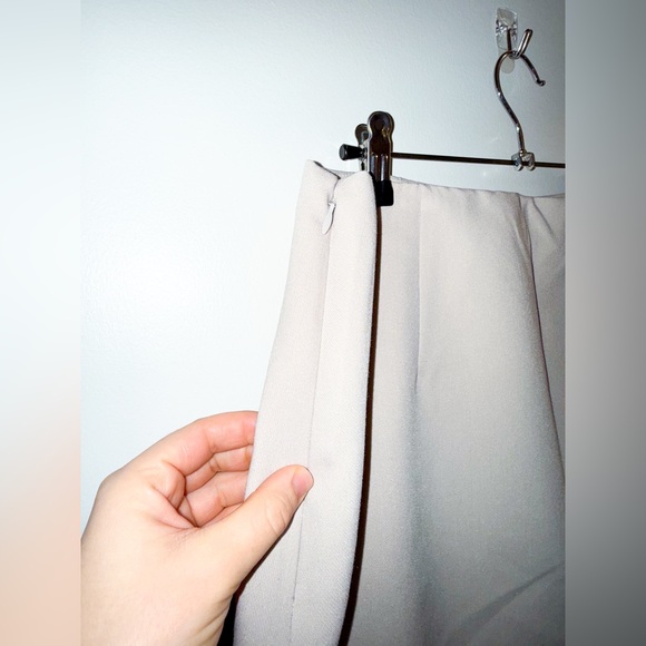 Abercrombie & fitch scarlet mini skort light taupe beige medium NWT skirt - Picture 8 of 8